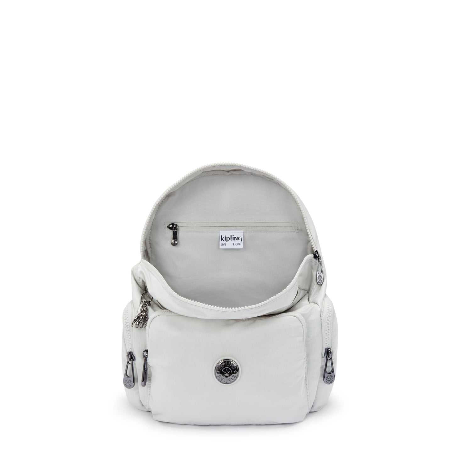 Kipling City Zip S Silver Night Small Backpack I4430-8EL