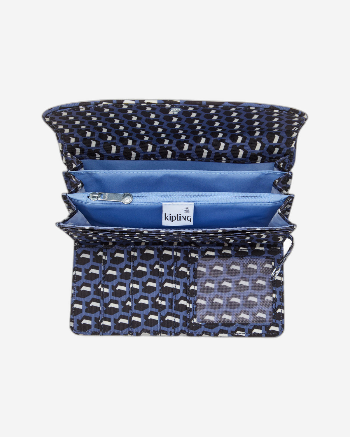 Kipling Money Land 3D K Blue Large Wallet I4437-4JS