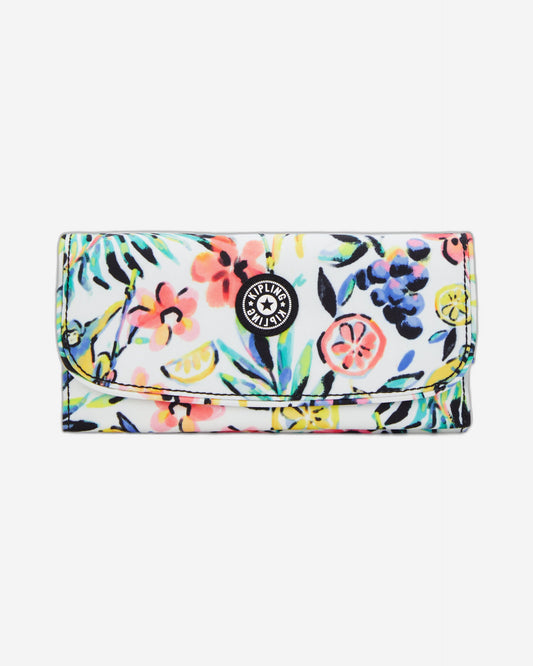 Kipling Money Land Cocktail Floral Large Wallet I4437-5DZ