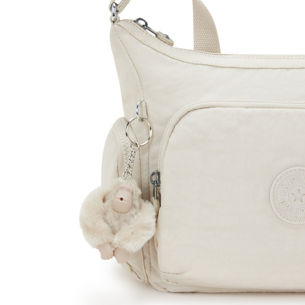 Kipling Gabb S Hideaway Beige Medium Crossbody I4493-7JR