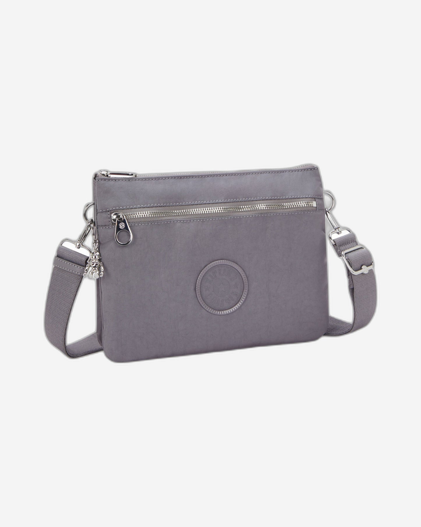 Kipling Riri L Zip Grey Spice Medium crossbody (with removable shoulderstrap) I4507-4GV
