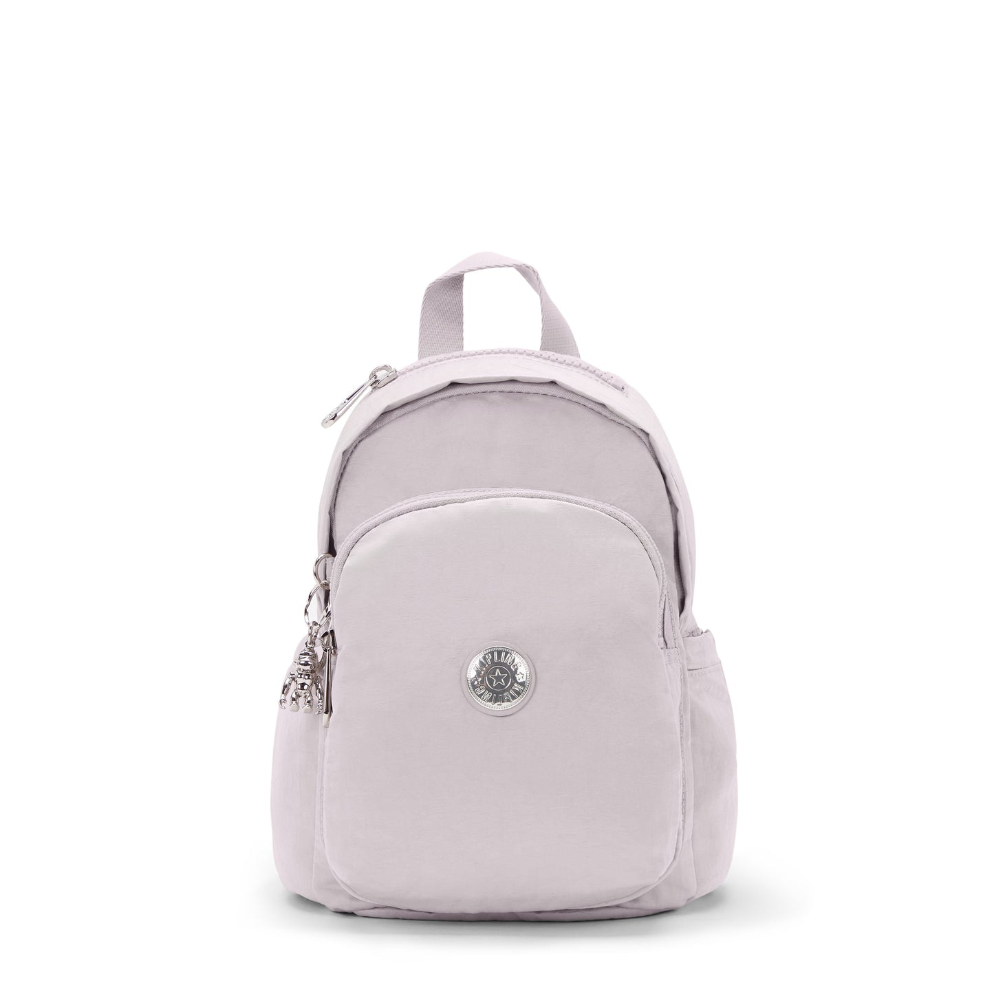 KIPLING-Delia Mini-Small Backpack-Gleam Silver-I4563-K6G