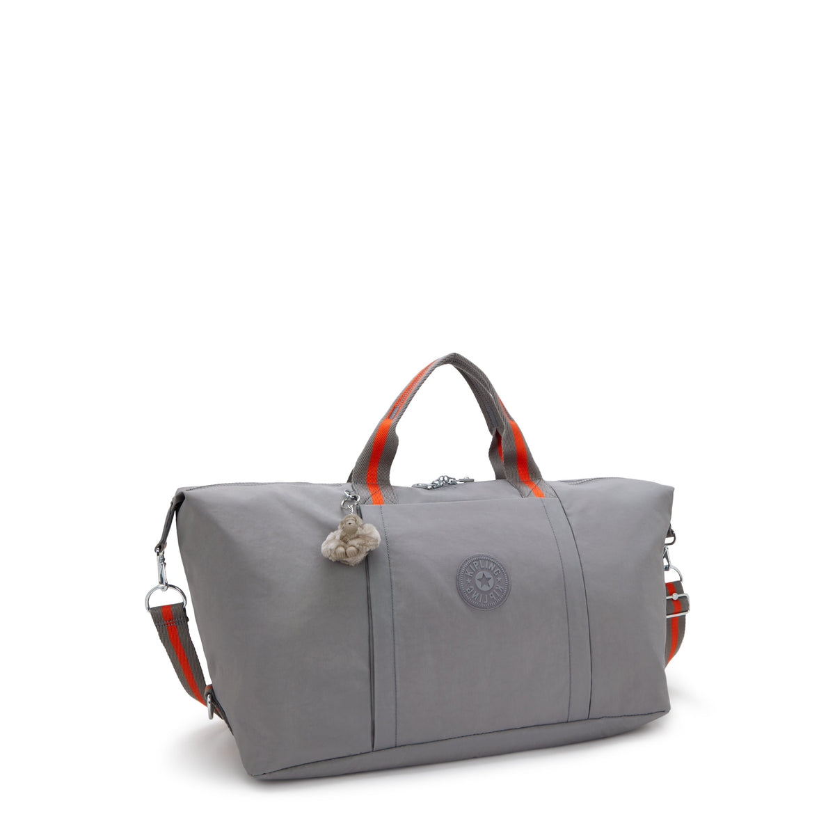 Kipling Bori Inviting Grey Large weekender (with trolley sleeve and removable shoulderstrap) I4582-8DH