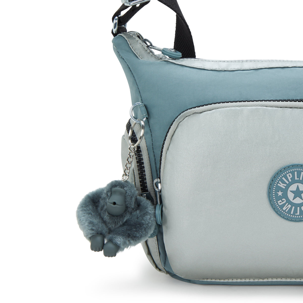 Kipling Gabb S Relaxed Grey Bl Medium Crossbody I4611-3FM