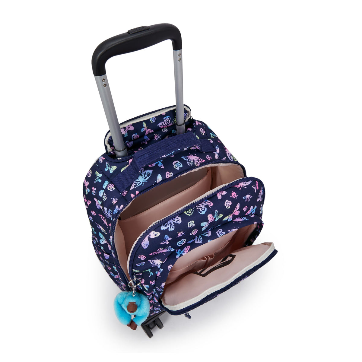 Kipling New Zea Butterfly Fun Large Wheeled Backpack C2I4674-F5K