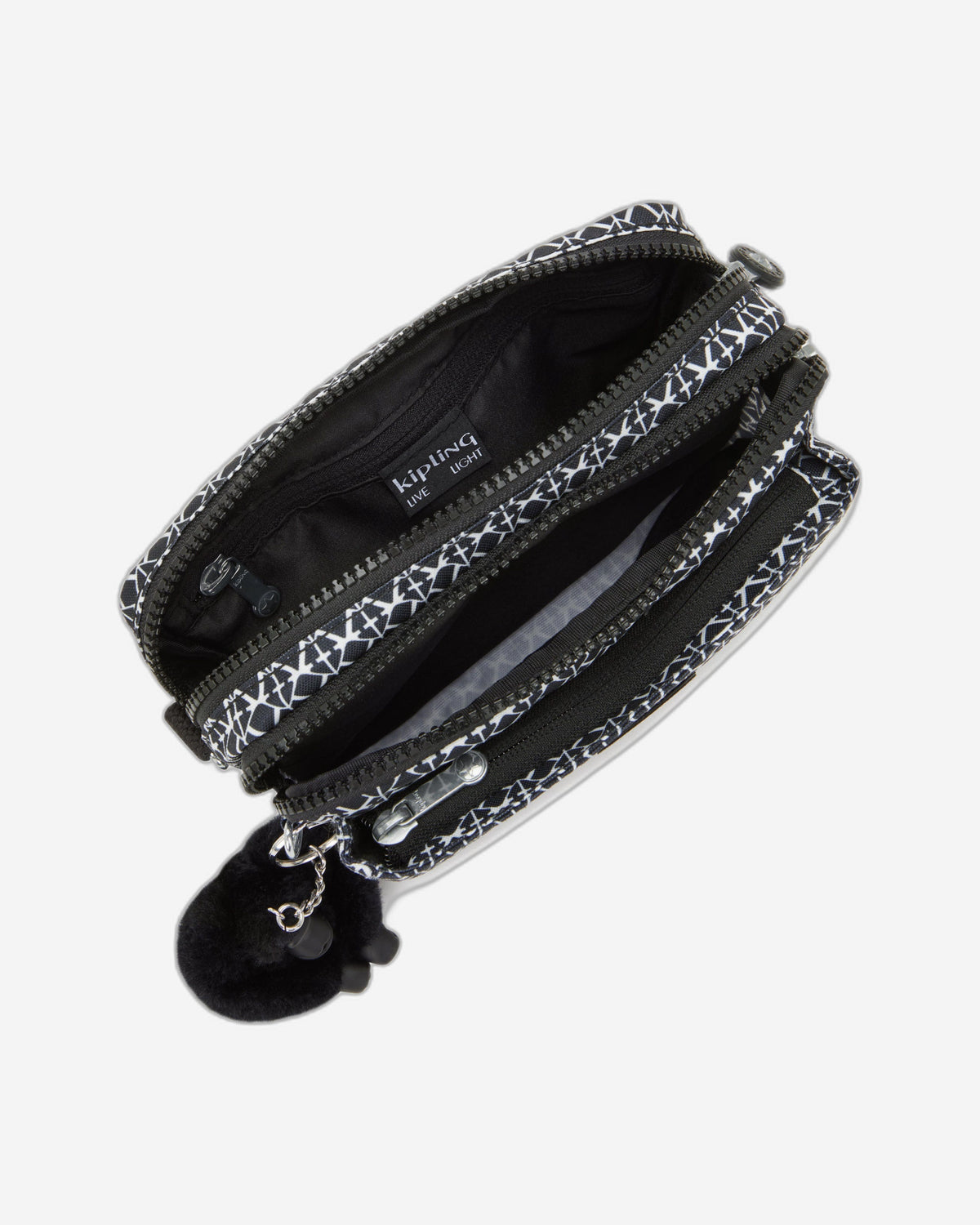 Kipling Abanu Multi Signature Print Small Crossbody Bag C2I4706-DD2
