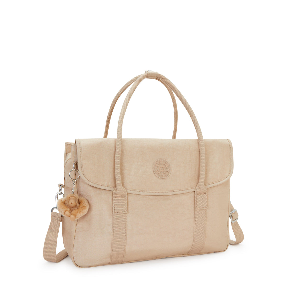 Kipling Superworker Sparkled Beige Working bag (with removable shoulderstrap) I4718-5DV