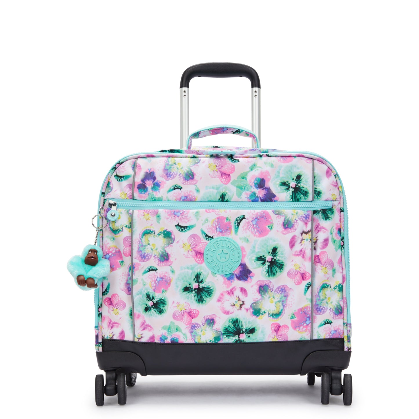 KIPLING-New Storia-Large wheeled bag-Aqua Blossom-I4847-7EC