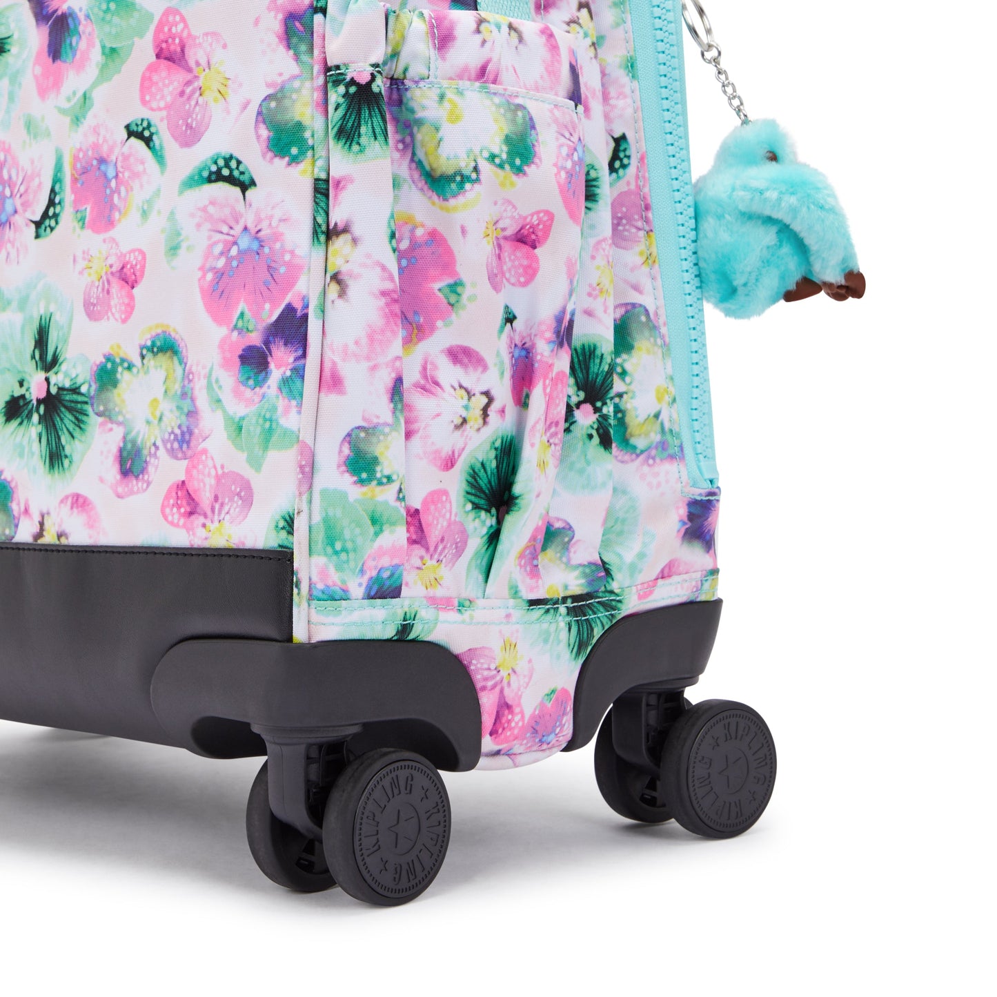 KIPLING-New Storia-Large wheeled bag-Aqua Blossom-I4847-7EC