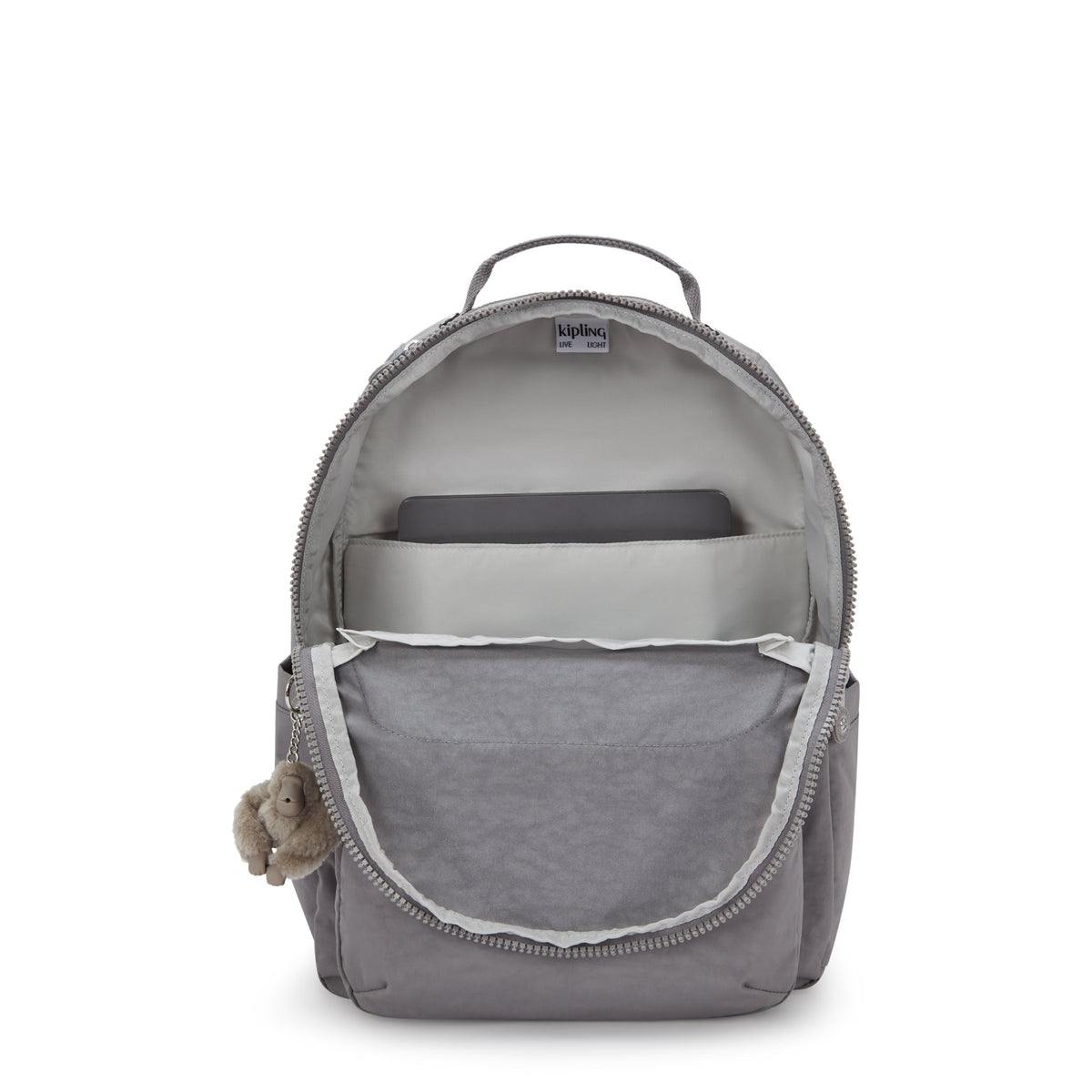 Kipling Seoul Inviting Grey Large backpack I5210-8DH