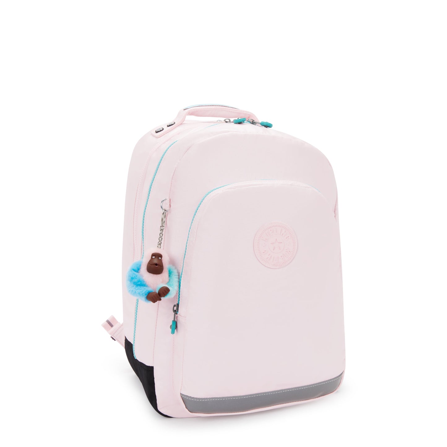 Kipling Class Room Sea Pink Met Large backpack with laptop compartment I5213-52J