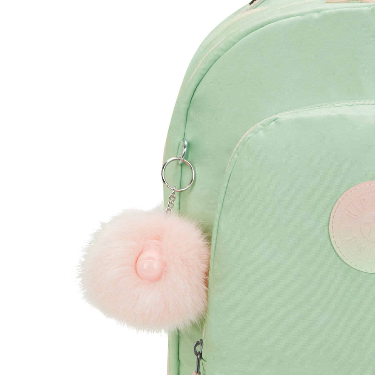 Kipling Class Room Soft Green Met Large Backpack C2I5213-5KY