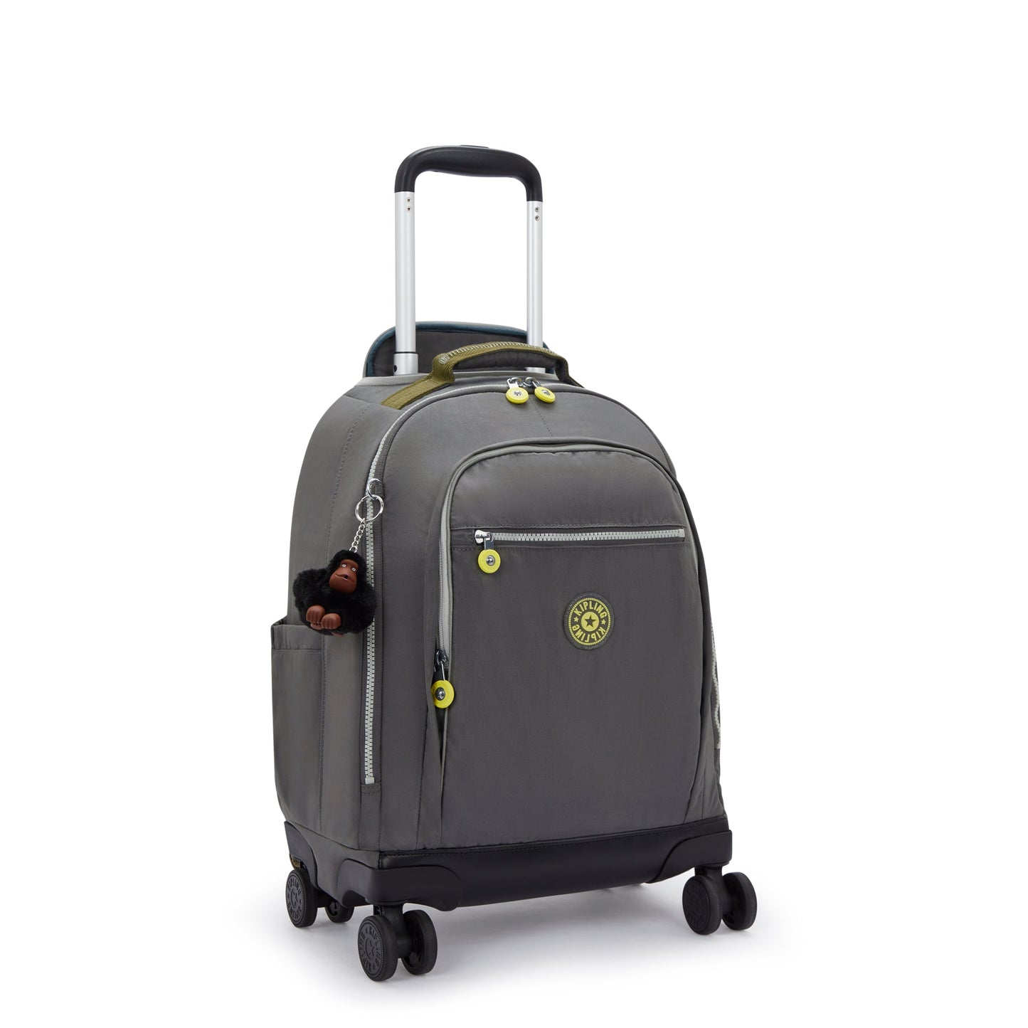 Kipling New Zea Back to Grey Large wheeled backpack with laptop compartment I5246-1DX