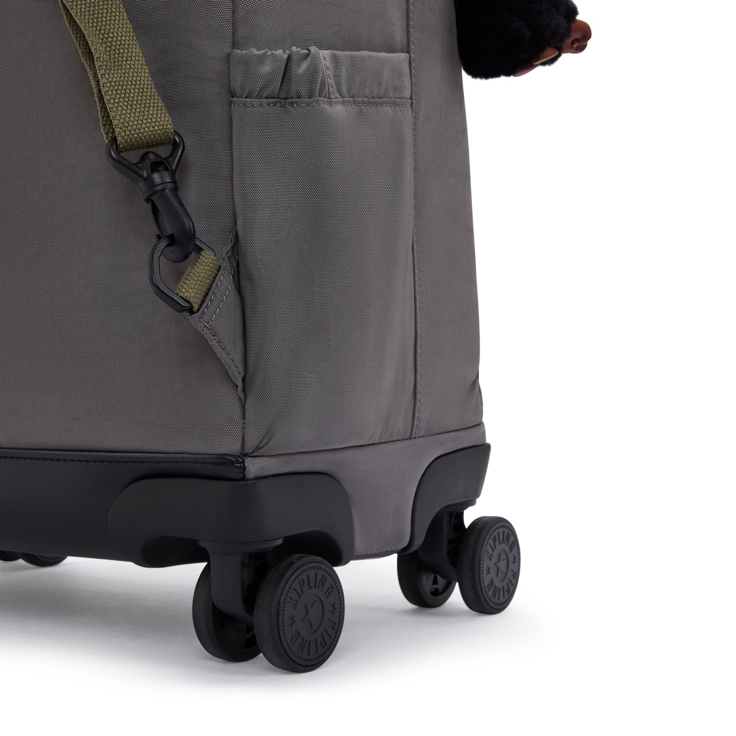 Kipling New Zea Back to Grey Large wheeled backpack with laptop compartment I5246-1DX