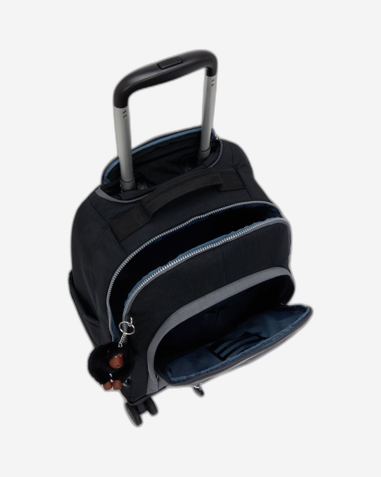 KIPLING New Zea Space Black Bl Large wheeled backpack (with laptop compartment) I5246-2GX