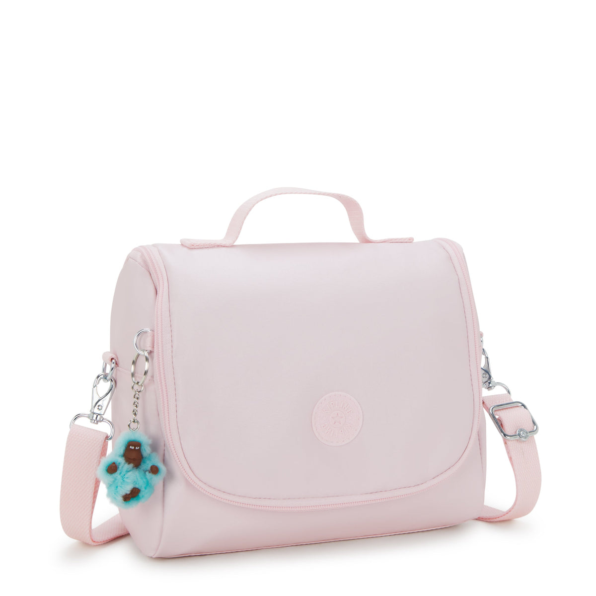 Kipling New Kichirou Sea Pink Met Large lunchbag with trolley sleeve I5356-52J