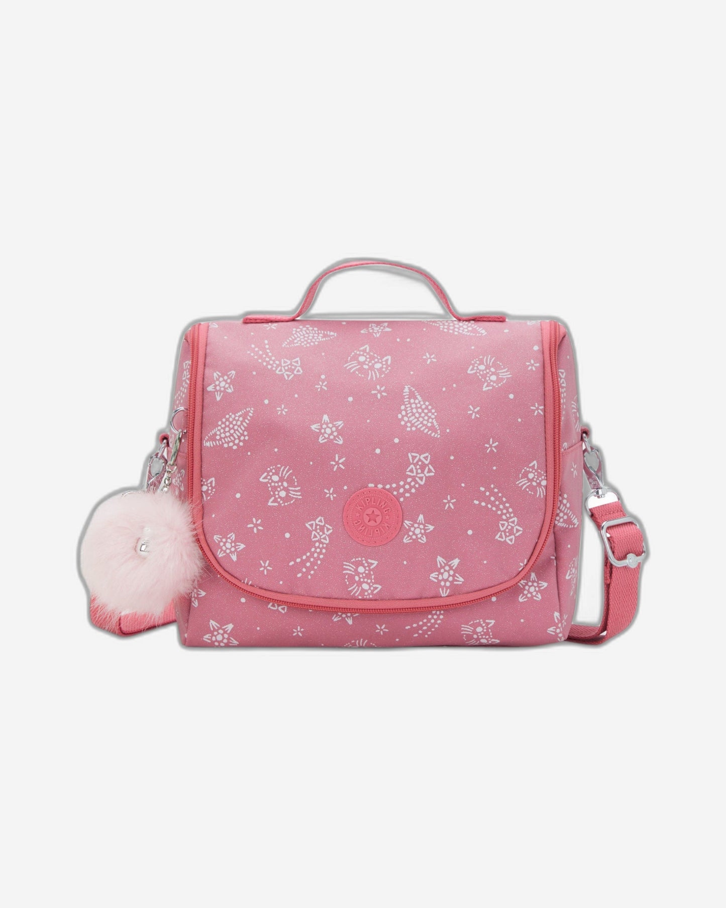 KIPLING New Kichirou Glitter Cats Large lunchbag (with trolley sleeve) I5356-5FR