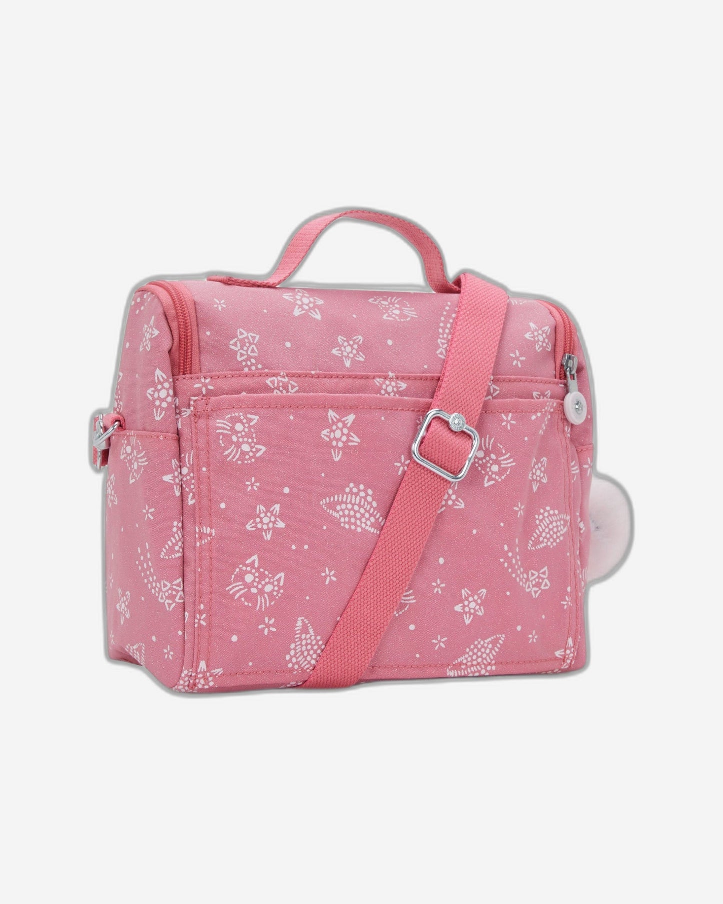 KIPLING New Kichirou Glitter Cats Large lunchbag (with trolley sleeve) I5356-5FR