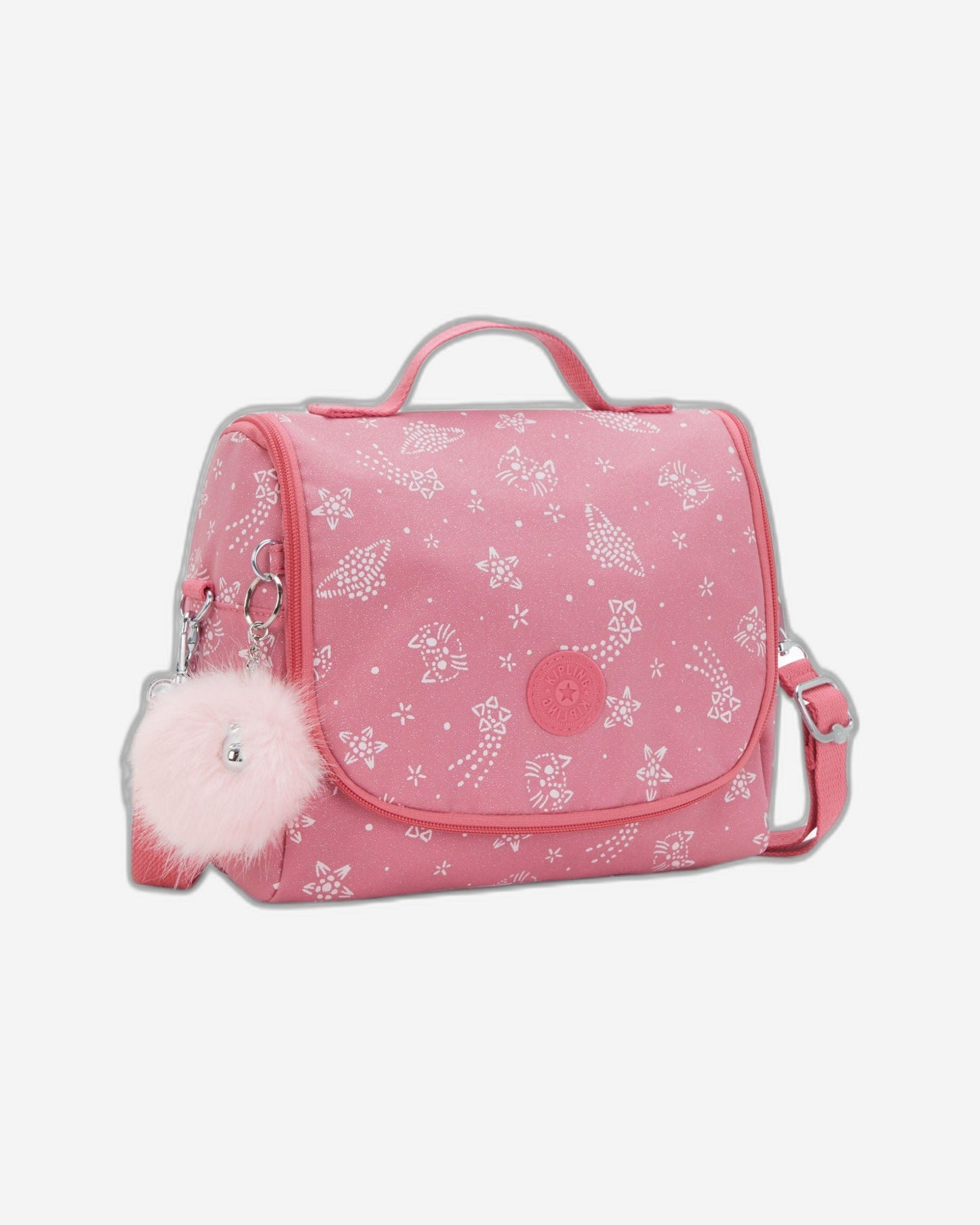 KIPLING New Kichirou Glitter Cats Large lunchbag (with trolley sleeve) I5356-5FR