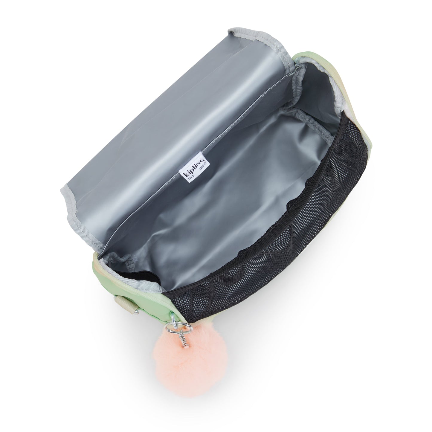 Kipling New Kichirou Soft Green Met Large Lunch Bag with Trolley Sleeve C2I5356-5KY