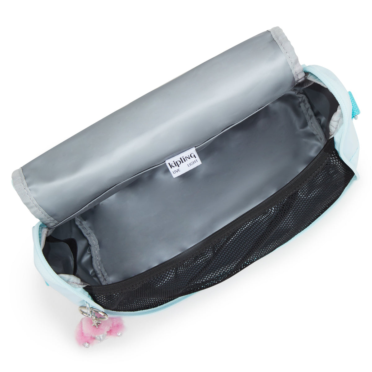 KIPLING New Kichirou Blue Sky Metallic Large lunchbox (with trolley sleeve) I5356-5MB