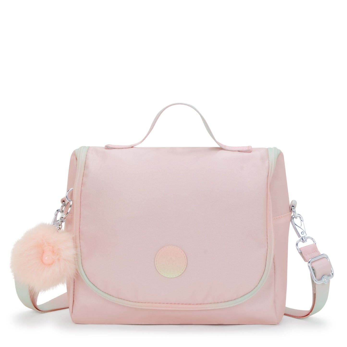 KIPLING-New Kichirou-Large lunchbox (with trolley sleeve)-Blush Metallic-I5356-E7L