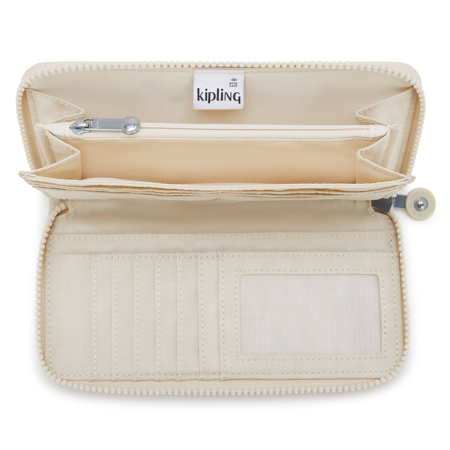 Kipling Money World Hideaway Beige Large Wallet I5411-7JR
