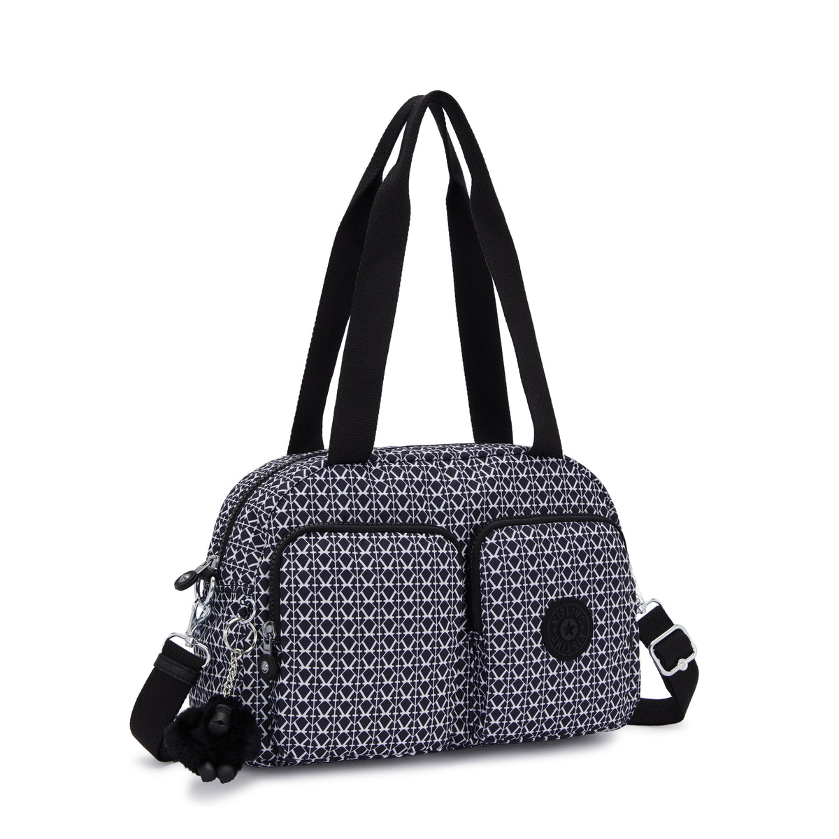 Kipling Cool Defea Signature Print Medium Shoulder Bag C2I5479-DD2