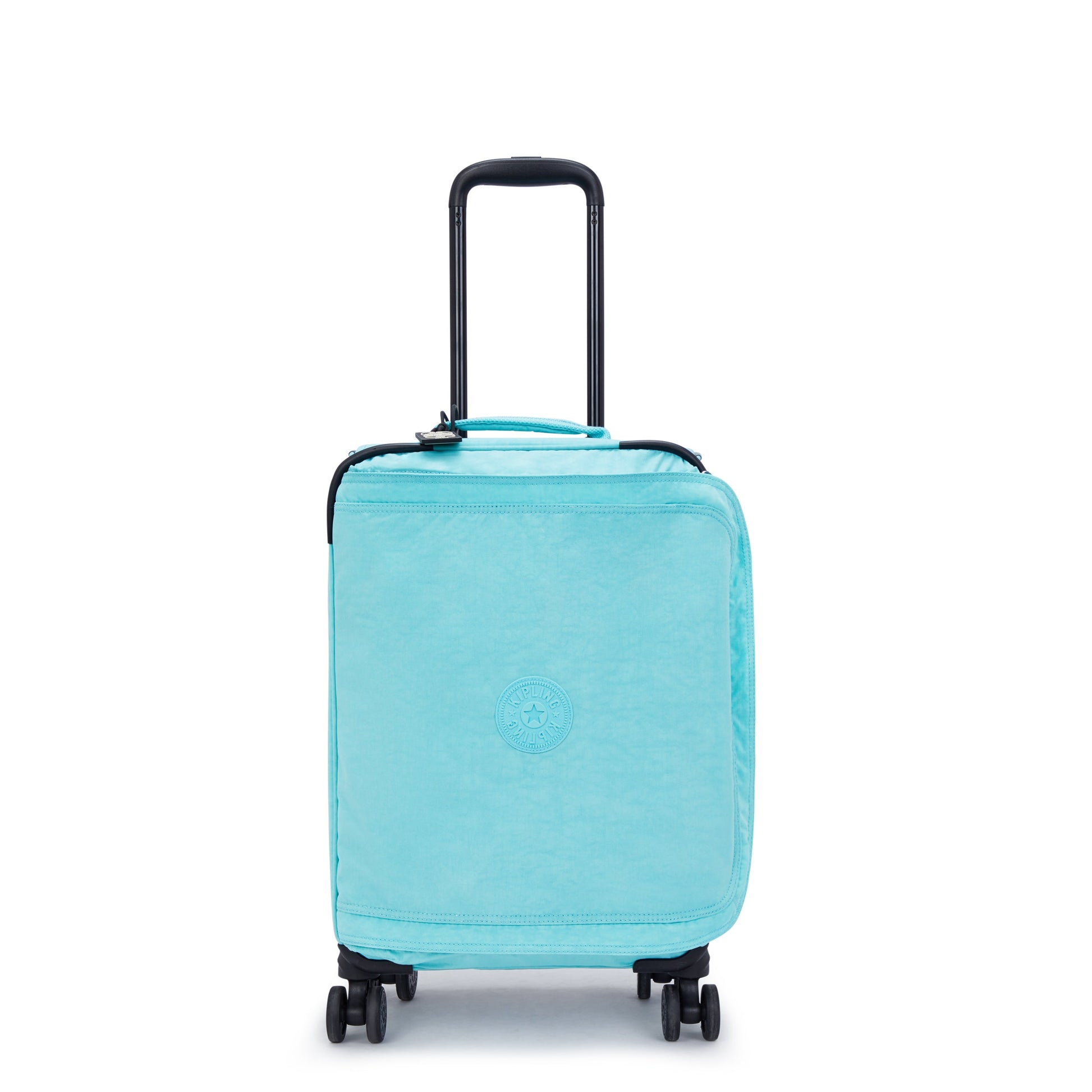 KIPLING-Spontaneous S-Small cabin size wheeled luggage-Deepest Aqua-I5508-T6E