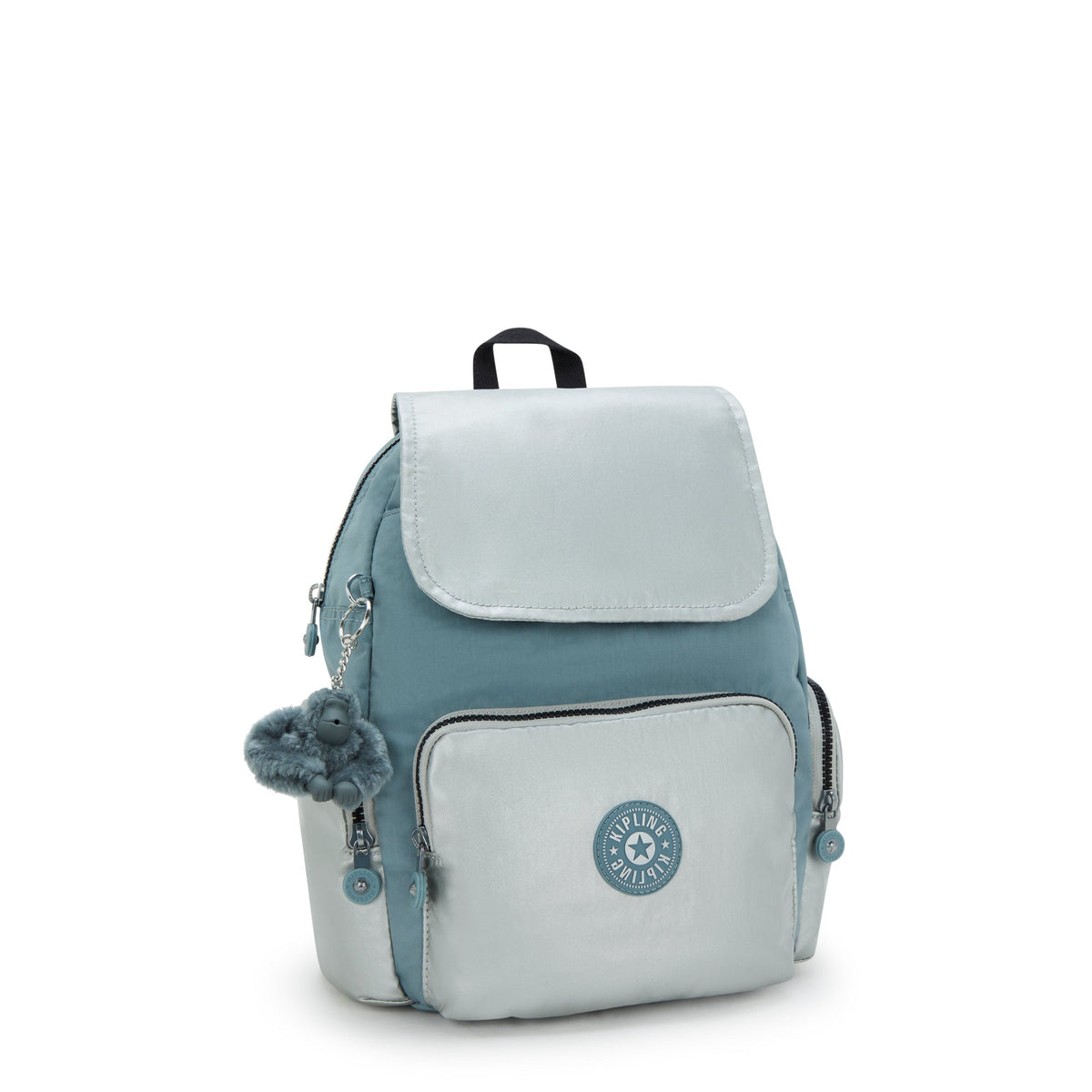 Kipling City Zip S Relaxed Grey Bl Small Backpack I5634-3FM