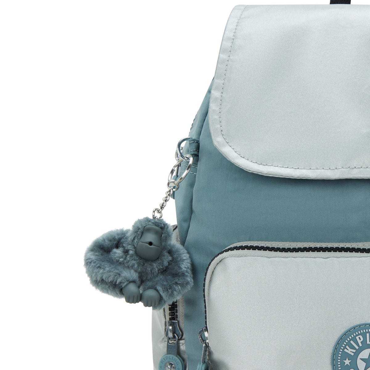 Kipling City Zip S Relaxed Grey Bl Small Backpack I5634-3FM