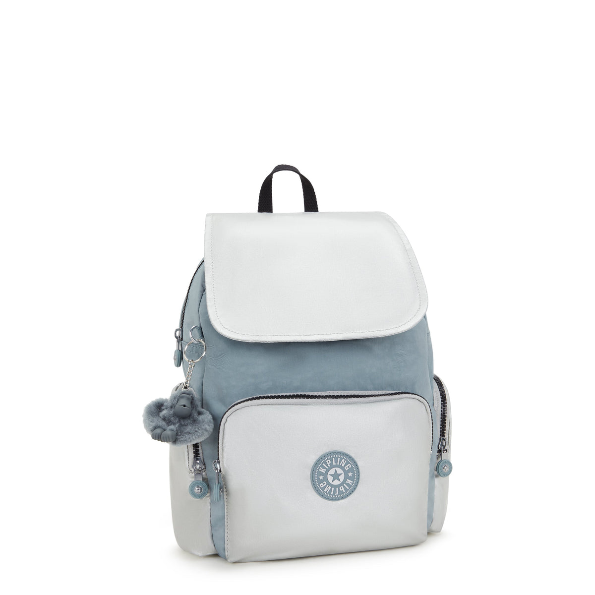 Kipling City Zip S Relaxed Grey Bl Small Backpack I5634-3FM