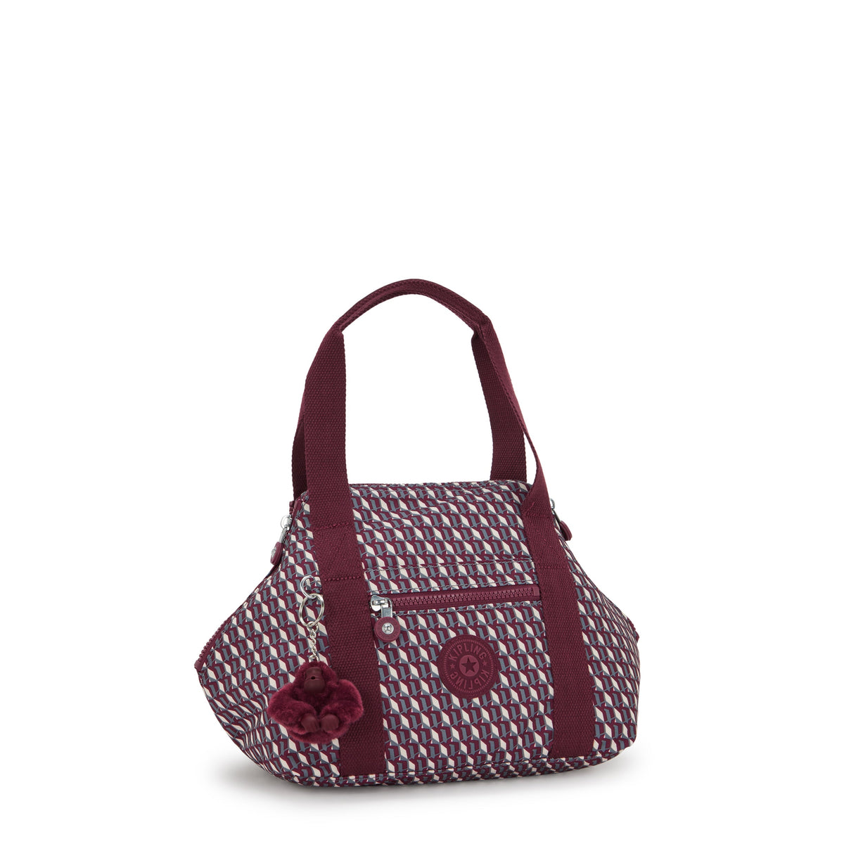 Kipling Art Mini 3Dk Wine Small handbag (with removable shoulderstrap) I5656-1PB