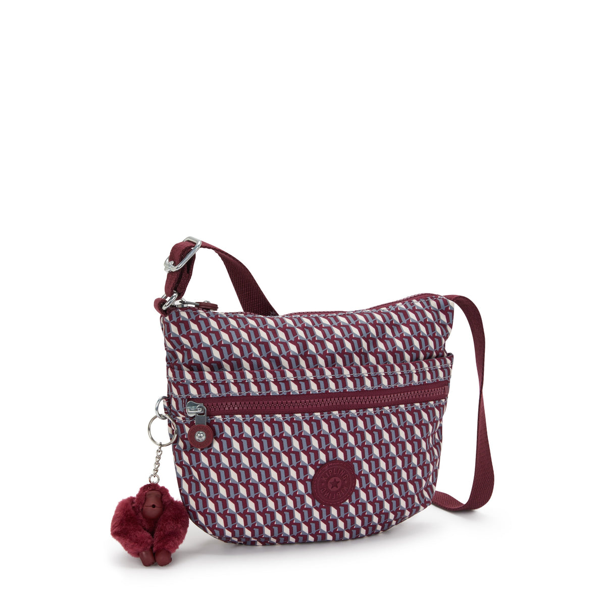 Kipling Arto S 3Dk Wine Small crossbody I5786-1PB