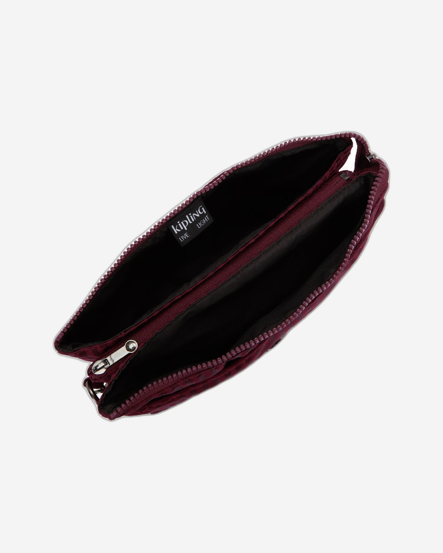 Kipling Riri L Maroon Tile Jq Medium crossbody (with removable shoulderstrap) I5954-9HX