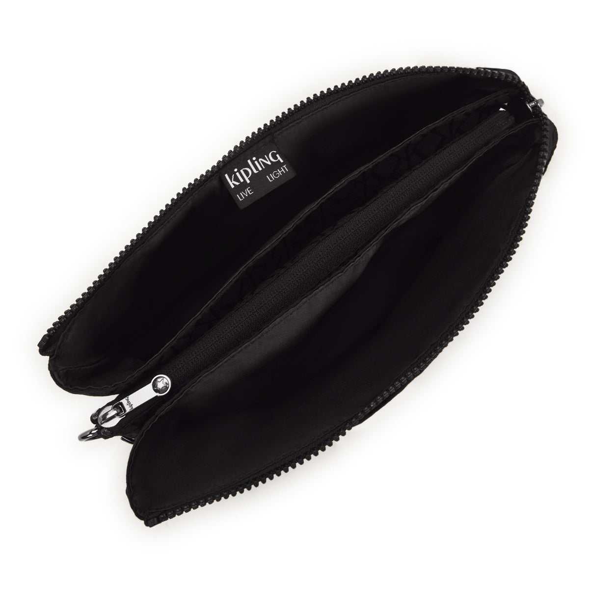 Kipling Riri L Black Sign Jq Medium Crossbody I5954-Y12