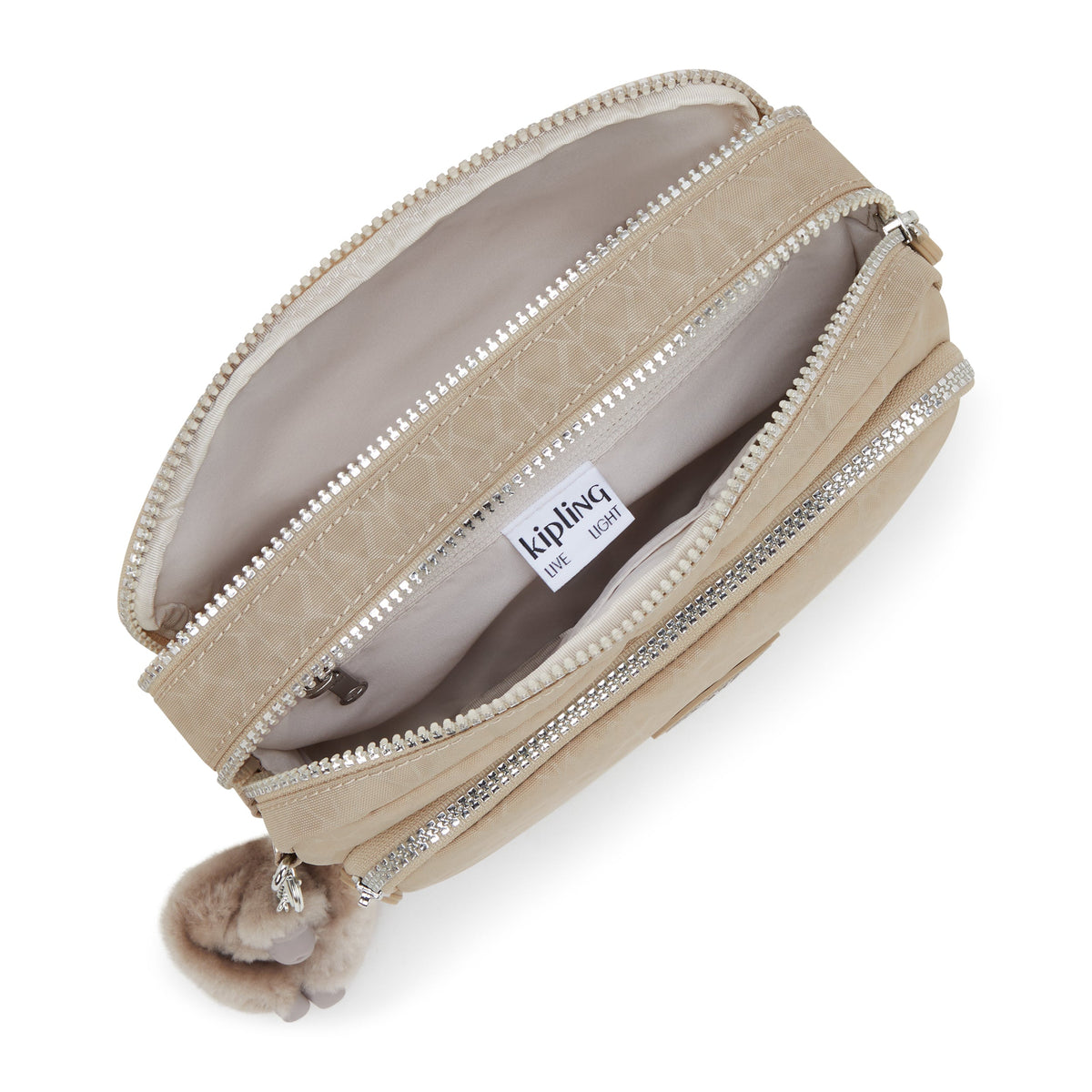 Kipling Abanu M Zip Glorious Be Sil Medium Crossbody I5986-42N