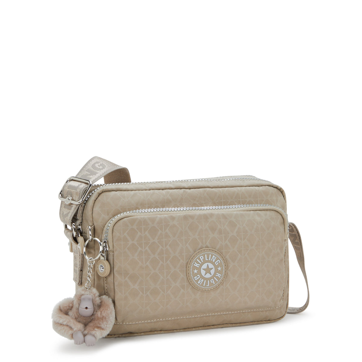 Kipling Abanu M Zip Glorious Be Sil Medium Crossbody I5986-42N