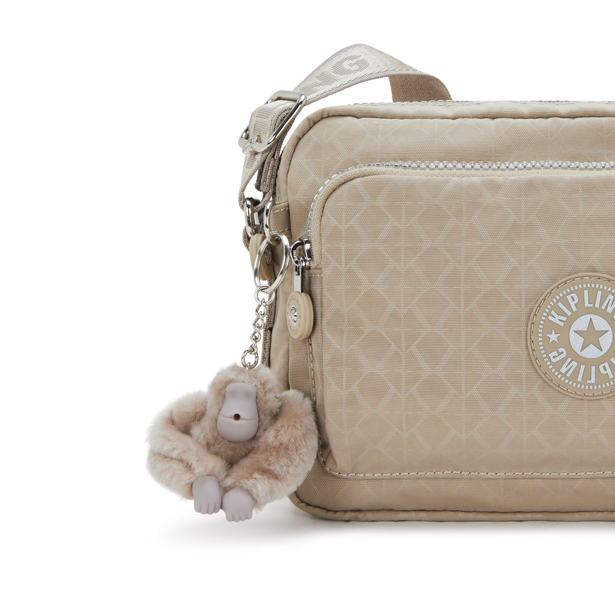 Kipling Abanu M Zip Glorious Be Sil Medium Crossbody I5986-42N