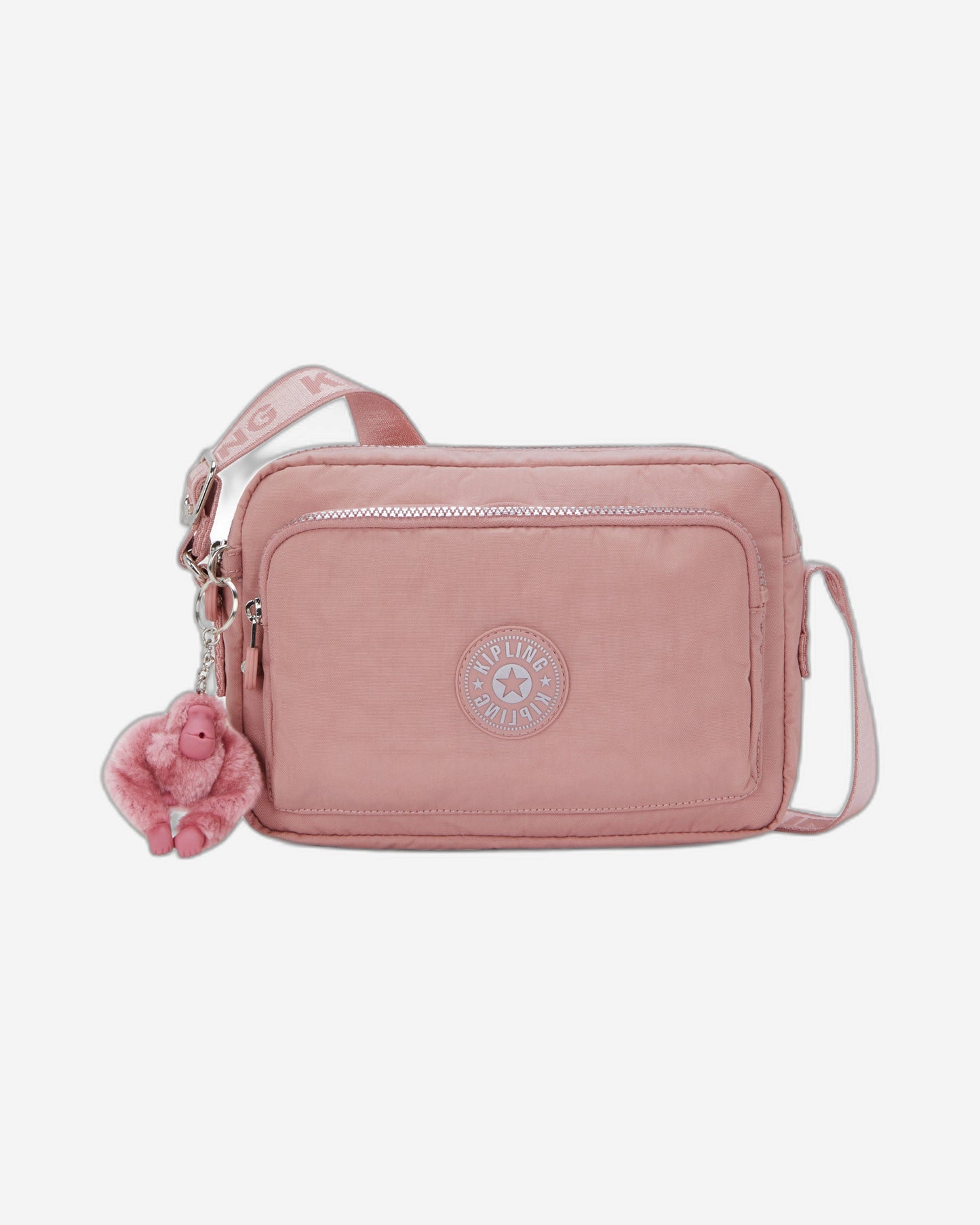 Kipling Abanu M Zip Glorious Pink Medium crossbody I5986-8HB