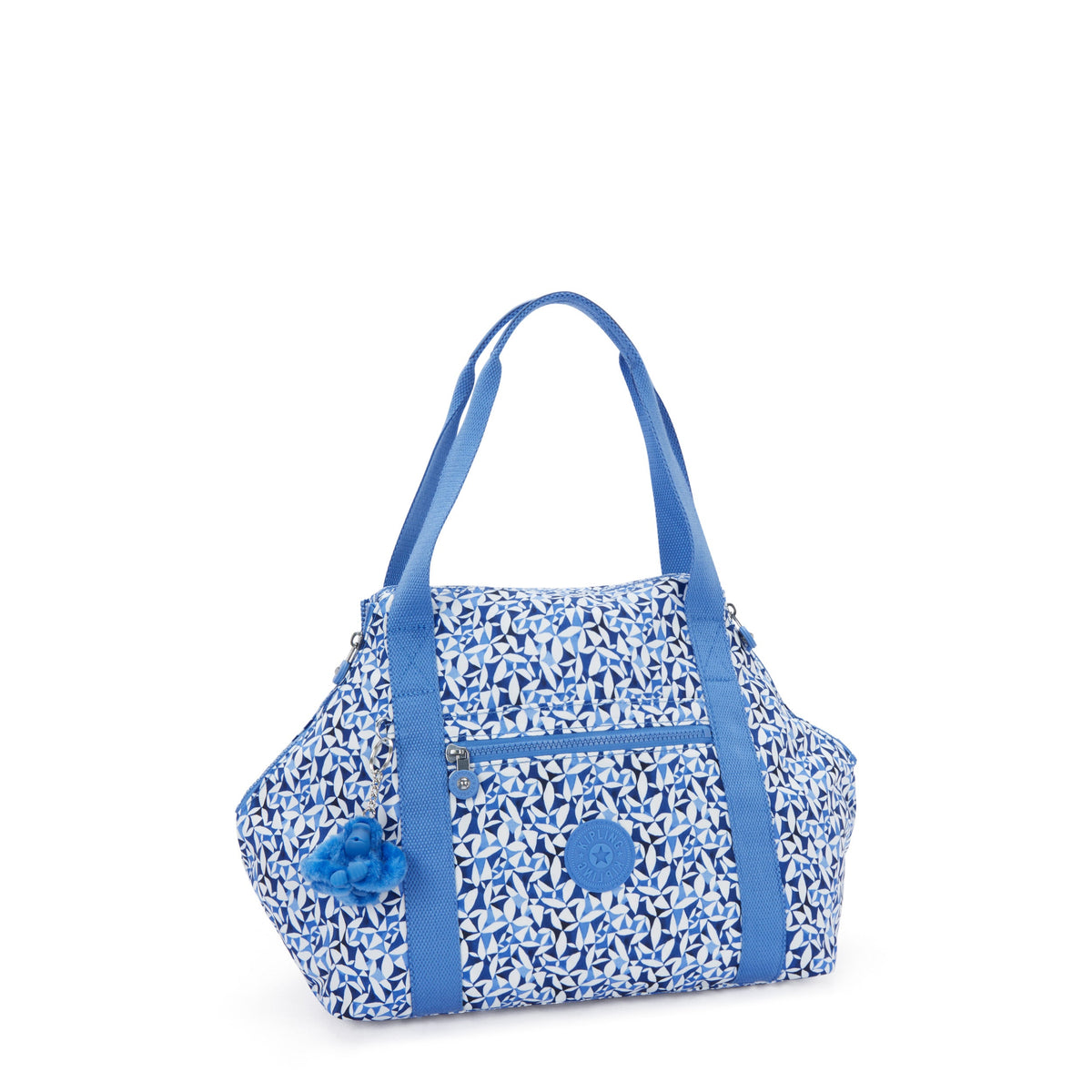 Kipling Art Crazy Leaves Medium Tote With Removable Shoulderstrap I5991-1DU