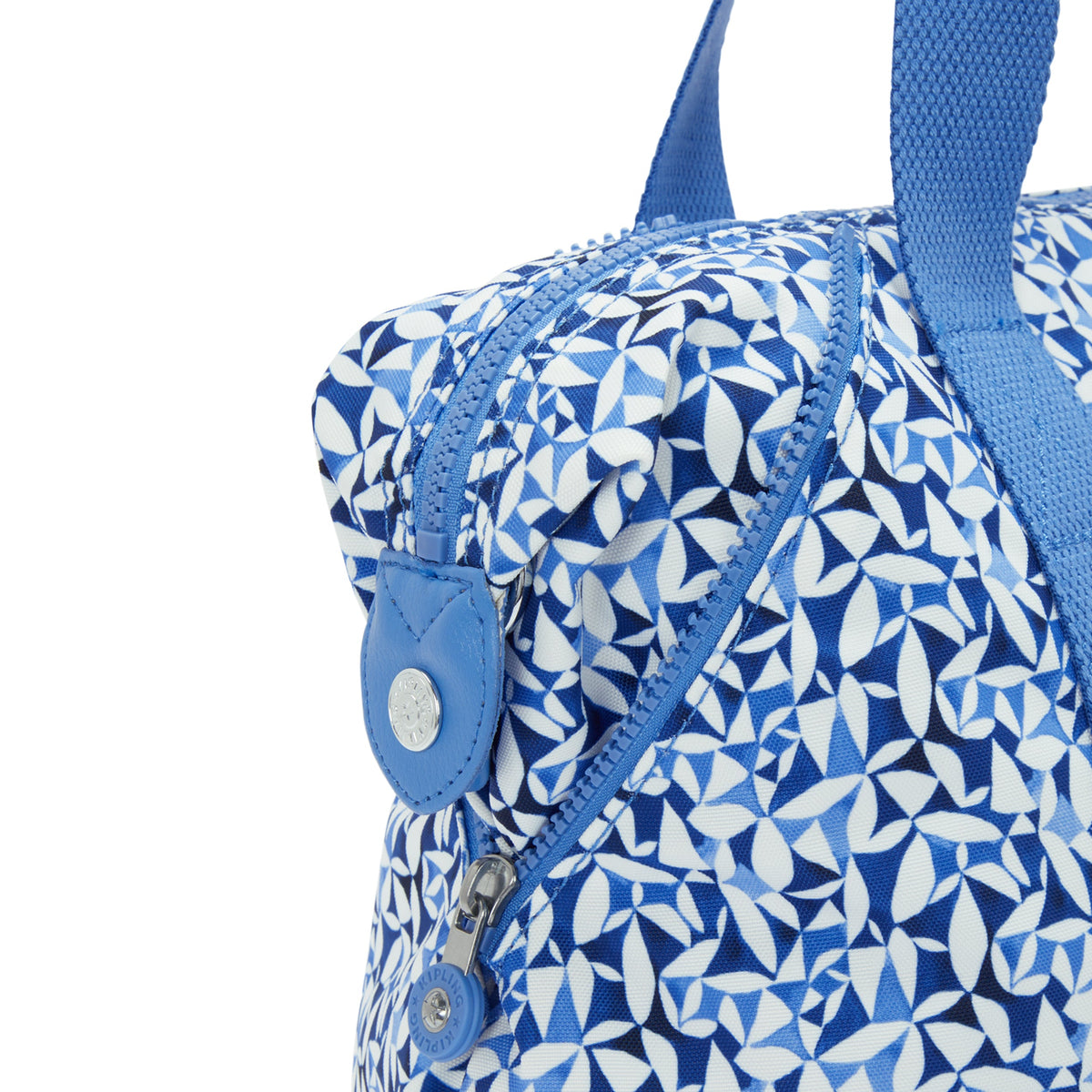 Kipling Art Crazy Leaves Medium Tote With Removable Shoulderstrap I5991-1DU