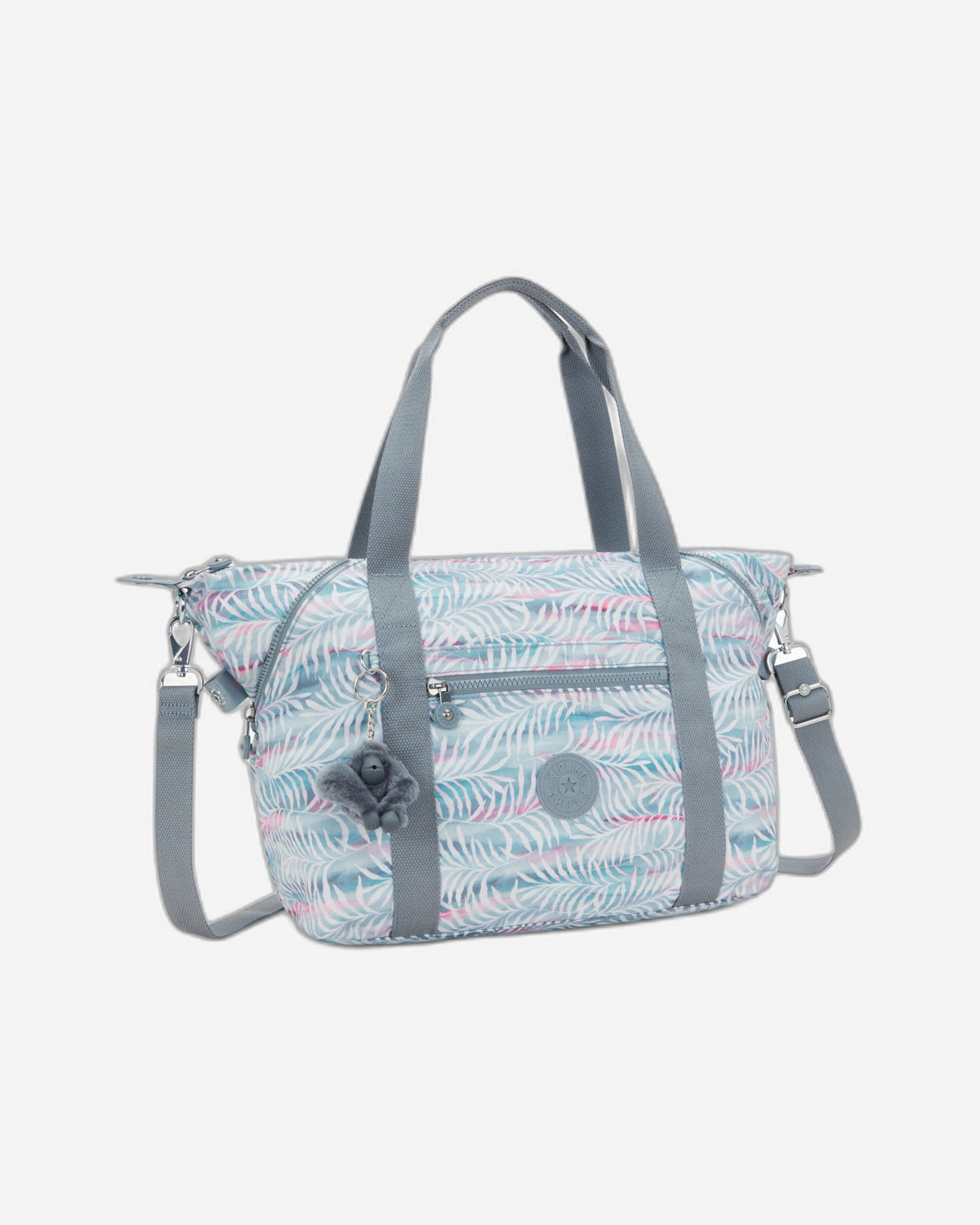 Kipling Art Palmtree Leaves Medium Tote I5991-3QN
