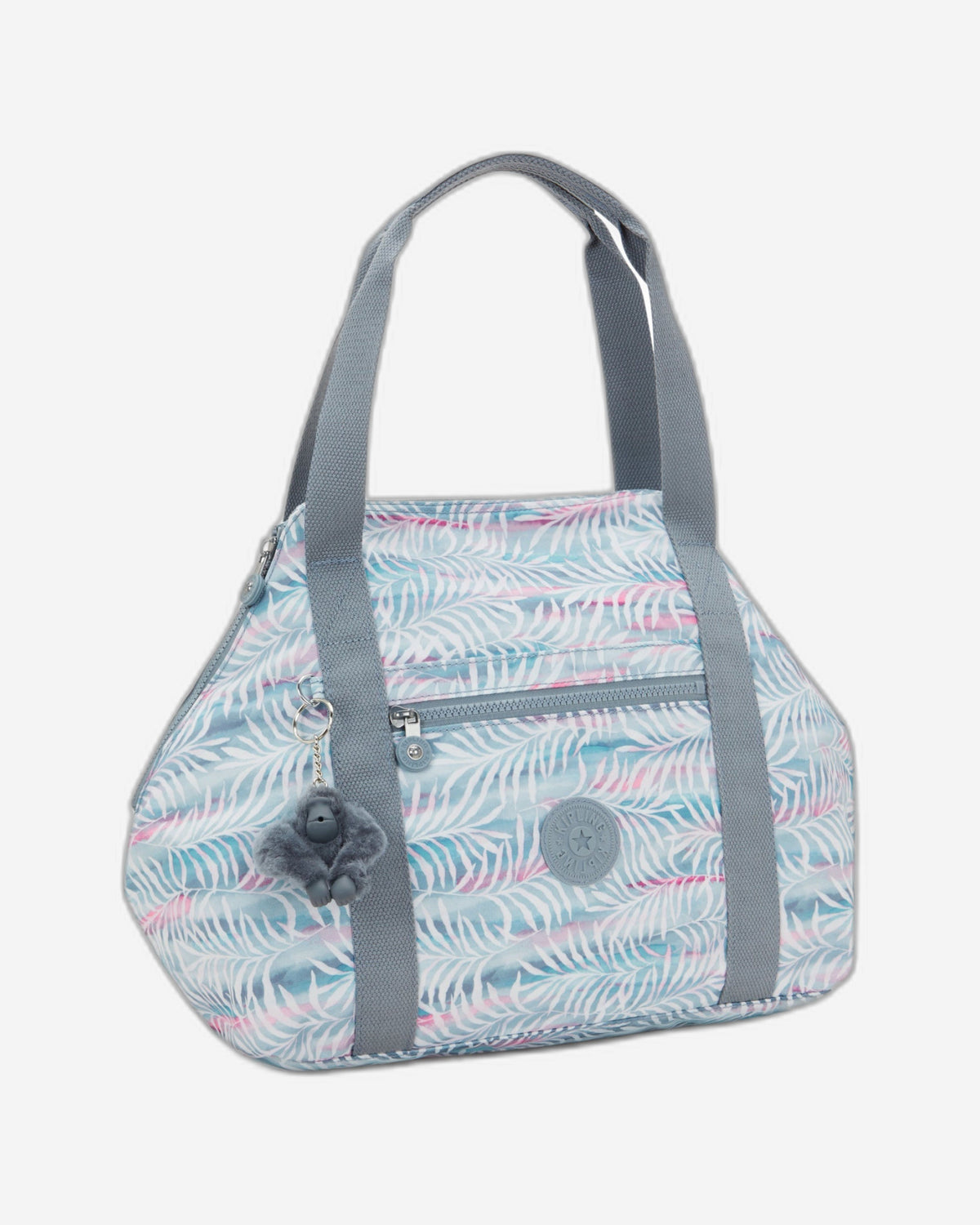 Kipling Art Palmtree Leaves Medium Tote I5991-3QN