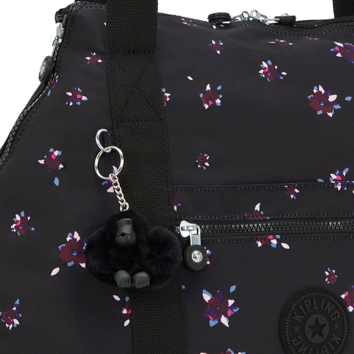 Kipling Art M Night Flower Large tote I6004-5FH