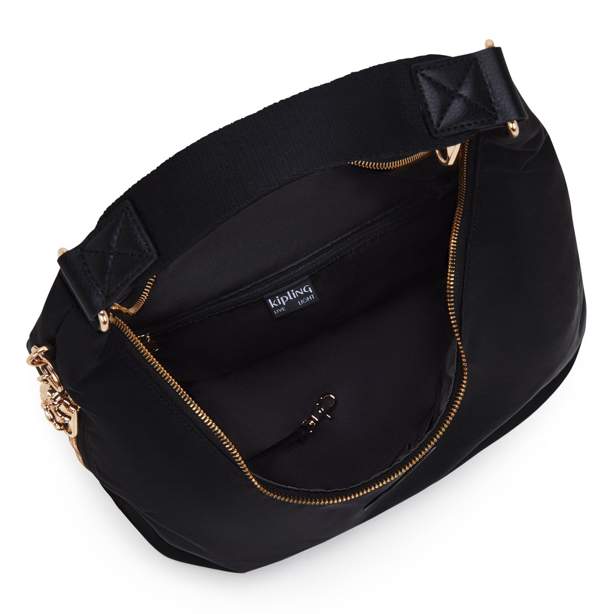 Kipling Eanna Zip Blck Rose Spice Medium ShoulderBag I6031-62Q