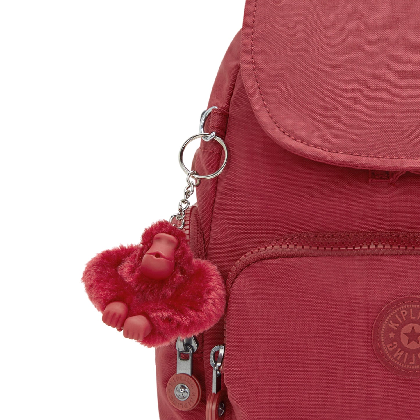 Kipling City Zip Mini Funky Red Small Backpack I6046-4SS