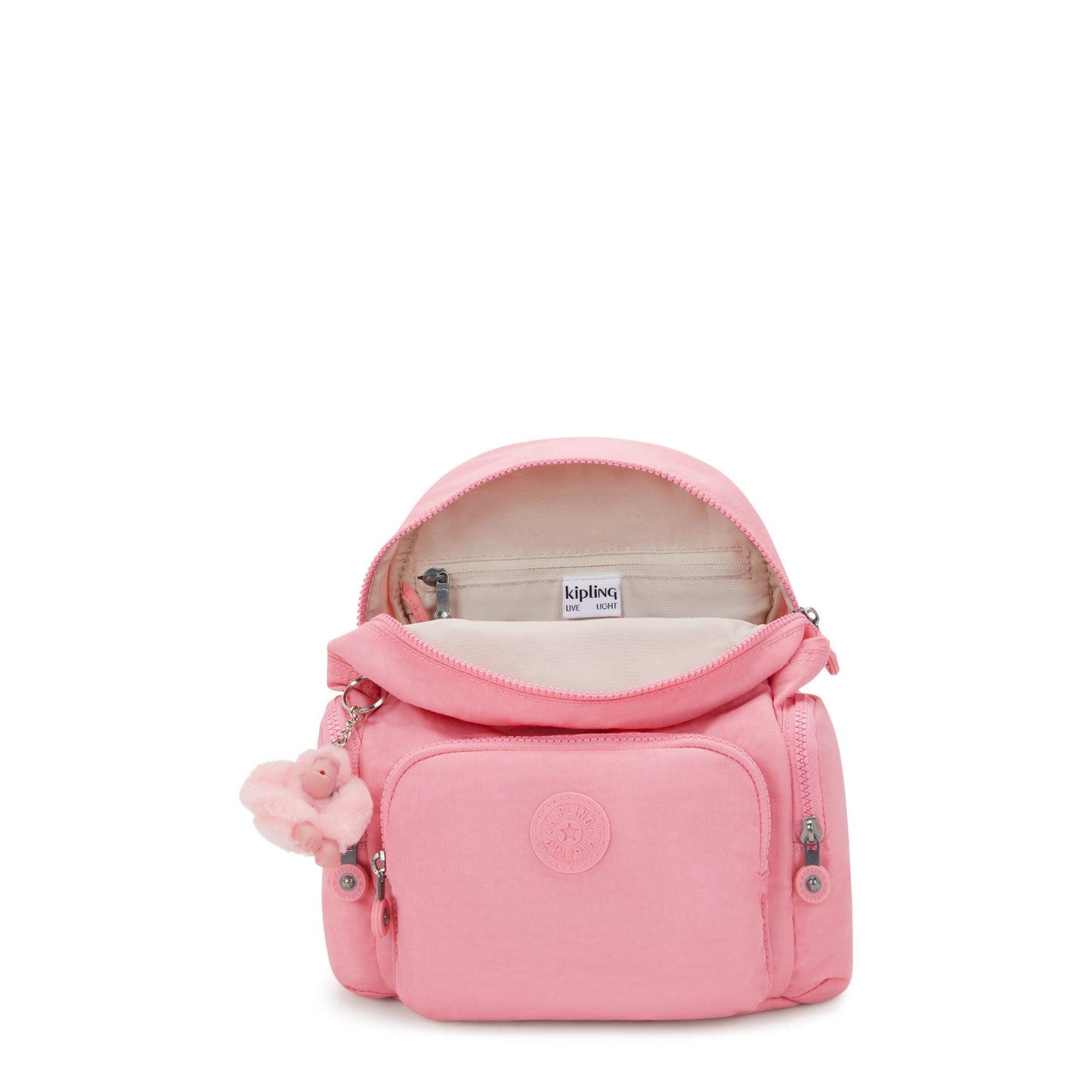 Kipling City Zip Mini Enjoyable Blush Small Backpack I6046-6LZ