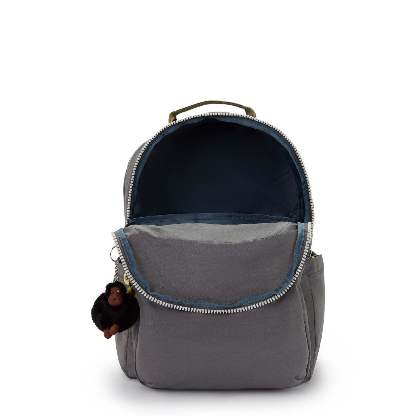 Kipling Seoul College Extra Back to Grey Large backpack with laptop compartment I6350-1DX