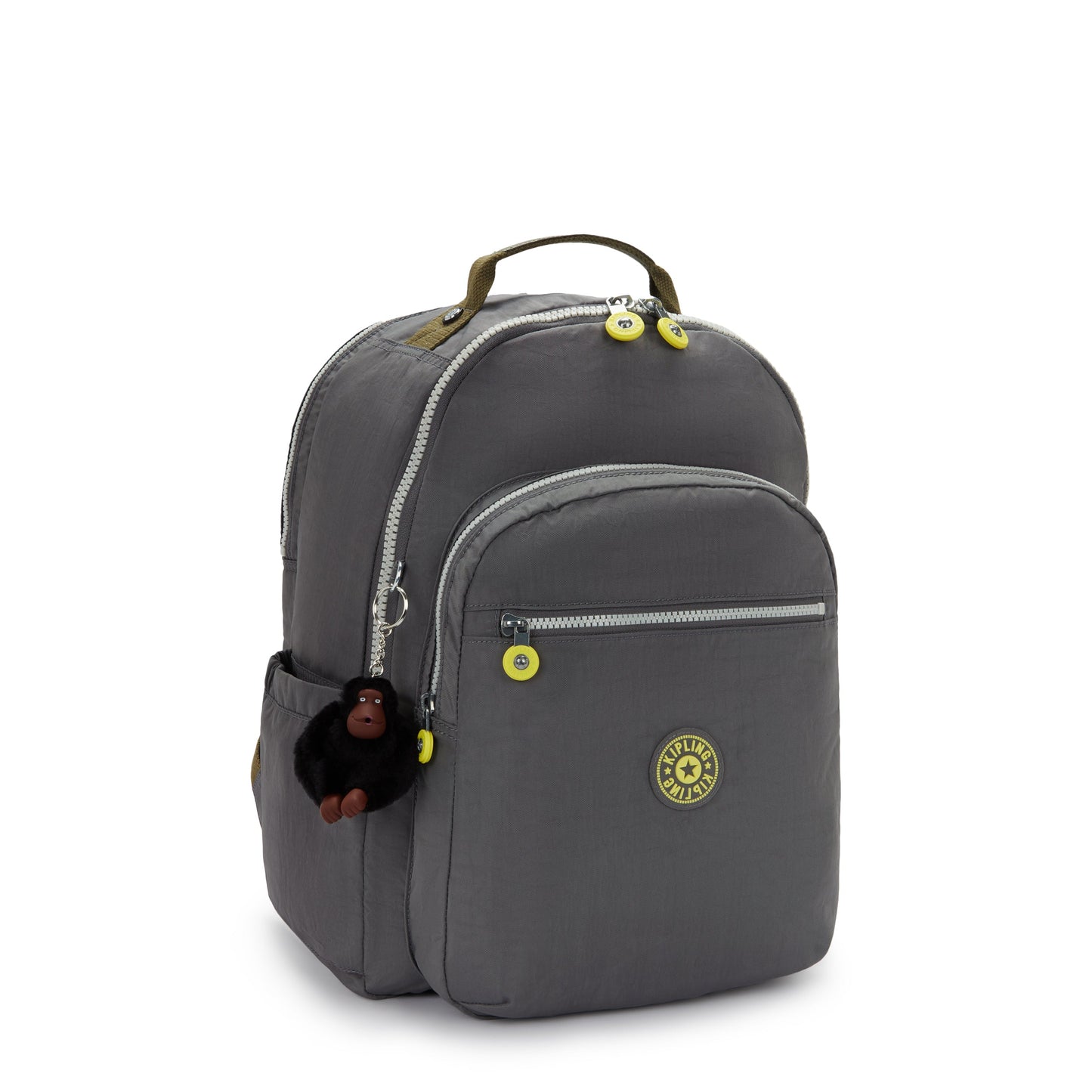 Kipling Seoul College Extra Back to Grey Large backpack with laptop compartment I6350-1DX